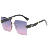 Respzed-Lunettes de soleil sans monture pour femmes et hommes, lunettes de soleil de créateurs vintage, nuances rouges carrées, lunettes UV400, vente en gros