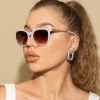 lunettes de soleil carrées classiques femmes hommes vintage marque lunettes de soleil cadre en alliage rétro tendance mode style nuances oculos de sol
