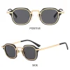petites lunettes de soleil carrées pour femmes et hommes, nuances punk rétro, lunettes de soleil vintage chimdriving, nuances de protection uv400, mode