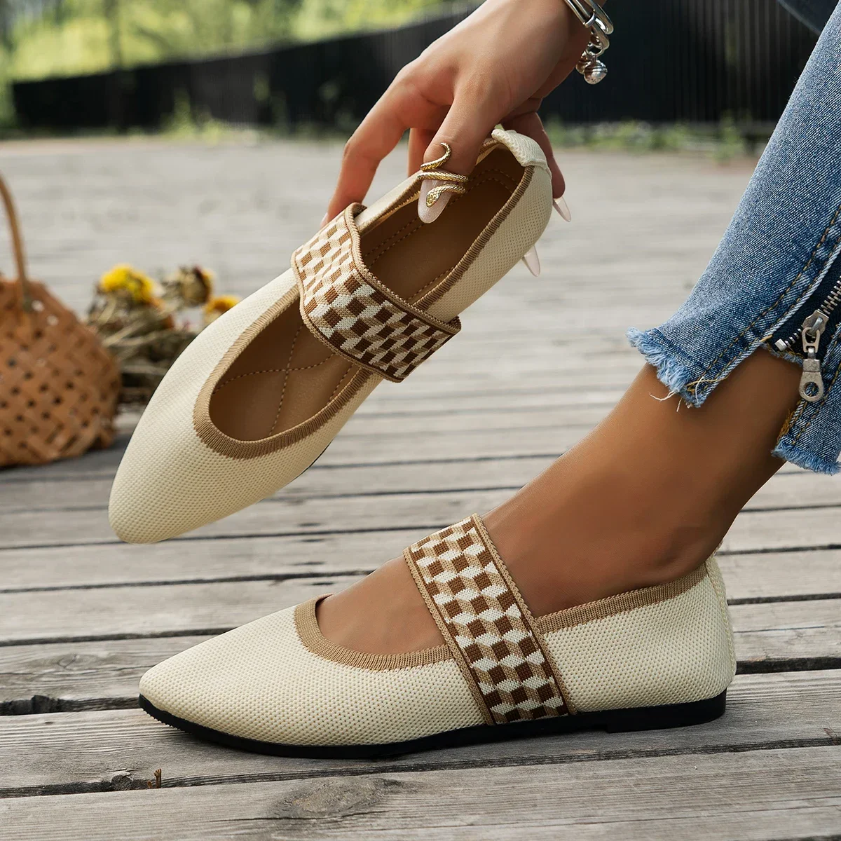 Chaussures plates pour femmes, mocassins de styliste, confortables, coordonnantes, 03/Casual, baskets basses, nouvelle collection été