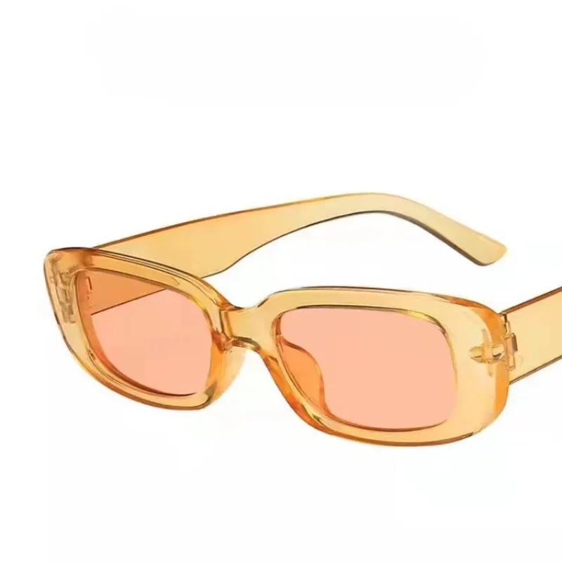 Lunettes de soleil rectangulaires vintage pour hommes et femmes, lunettes de soleil de sport miroir, nuances de conducteur, petit, design de marque de luxe, UV400, voyage