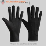 Gants d&rsquo;hiver pour femmes et hommes, gants chauds pour écran tactile, Protection contre le froid, mitaines à doigts complets, gants épais pour cyclisme en plein air
