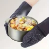 gants de cuisson en coton pour micro ondes, anti brûlure, résistants à la chaleur, ustensiles de cuisson, gants isolants antidérapants