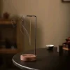 brûleur d'encens à l'envers, porte bâton d'encens rond en bois, plateau d'encens, ornement de chambre à coucher, décoration de yoga pour la maison