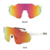 lunettes de soleil de sport coupe vent pour hommes et femmes, protection uv extérieure, lunettes de cyclisme, moto tout terrain, lunettes de vélo, 2024