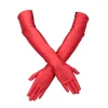 gants longs pour femmes, protection des doigts et des coudes, costume de soirée d'opéra, bal, accessoires de mode pour adultes, mitaines noires respirantes