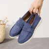 chaussures confortables à fond plat pour femmes, faciles à porter, style britannique, nouveau style, cuir pu, matériau intérieur, surfac en velours, printemps automne