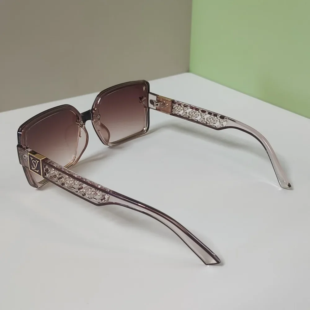 Lunettes de soleil de marque de luxe et élégantes pour femmes et hommes, surdimensionnées, carrées, de styliste, tendance, UV400