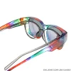 lunettes de soleil carrées surdimensionnées à la mode – verres décoratifs pour la mode et le style, lunettes élégantes, lunettes élégantes