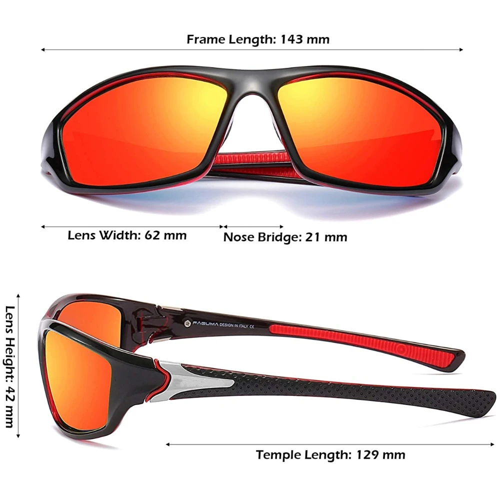 lunettes de soleil polarisées haute définition pour hommes et femmes, pour sport de plein air, pêche, protection uv400, pour la conduite, 2023