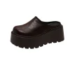 appartements plate forme femmes pantoufles mode automne mules chaussures décontracté slingback confortable chaussures femme diapositives 2025 tendance dames tongs