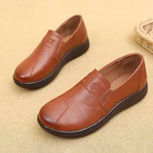 24 heures d&rsquo;expédition ballerines femme chaussures de marche décontractées grand-mère dames mocassins confortables femmes mocassins antidérapants non-cuir