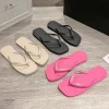tongs de plage antidérapantes à rayures, semelle souple, pantoufles à la mode pour femmes, couleur unie, streetwear, sandales plates d'été pour filles