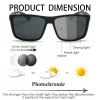 lunettes de soleil polarisées à grand cadre pour hommes et femmes, lunettes uv unisexes, lunettes de sport, conduite, pêche, voyage en plein air, lunettes de plage
