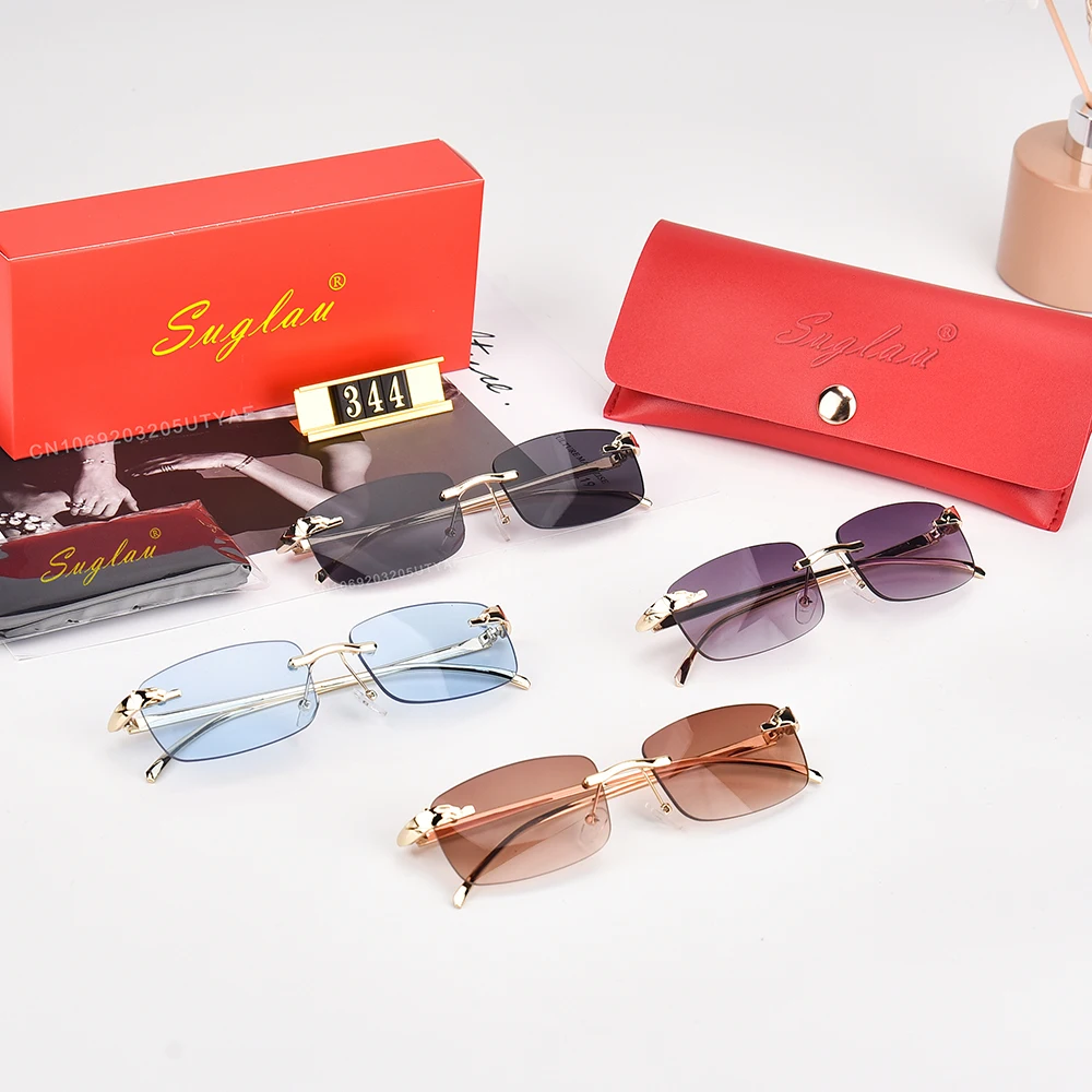 Suglau-Lunettes de soleil carrées dégradées vintage classiques pour hommes et femmes, lunettes de soleil de sport, marque de luxe, conduite, plein air, nouveau