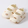 chaussures plates pour bébé, chaussures de marche antidérapantes à semelle souple, chaussures d'intérieur et d'extérieur pour tout petits filles et garçons