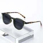 Marque de mode Vintage lunettes de soleil rondes 2025 femmes de luxe concepteur petites lunettes de soleil pour hommes conduite femme nuances lunettes UV400