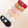 chaussures de ballet en toile pour filles, pantoufles de danse pour enfants, semelle fendue, chaussures de danse de gymnastique, de yoga, ballerine, plates