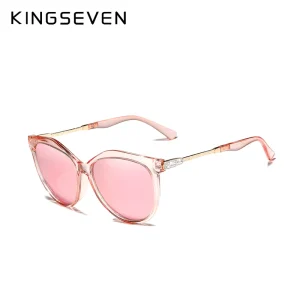 KINGSEVEN mode lunettes de soleil série élégante femmes lunettes polarisées Double cadre conception femmes lunettes pour femme
