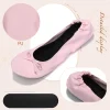 ballerines pliables après patry, chaussures portables pliables de voyage, ballerines de bal, enroulables pour chaussures de fête de mariage et de mariée