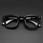 Lunettes de Prescription carrées épaisses à la mode pour hommes lunettes de soleil polarisées de créateur de mode nuances Protection UV400 lunettes pour homme