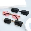 lunettes de soleil classiques étroites pour hommes, mode luxe pour femmes, petites lunettes de soleil rectangulaires, lunettes de conduite vintage, nuances uv400