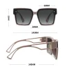 lunettes de soleil pour femmes été uv lunettes de soleil 2025 grand cadre nouveau à la mode visage rond internet célébrité lunettes 715
