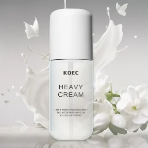 KOEC – crème lourde, brume parfumée, hydratante, rafraîchissante, Triple Notes, jasmin, vanille, citron, sucre, Propylène, glycol, 50ml