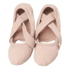 chaussures de ballet pour femmes, chaussures plates de gymnastique, pantoufles de danse pour enfants, chaussures de danse élastiques et souples pour filles