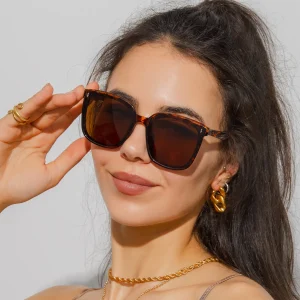 Lunettes de soleil à la mode pour femmes et hommes, Style tendance, carrées, Protection UV400, Streetwear