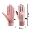 gants d'hiver pour femmes, cyclisme, vélo, polaire thermique, résistance au froid, vent, étanche, chaud, course en plein air, ski, mitaines