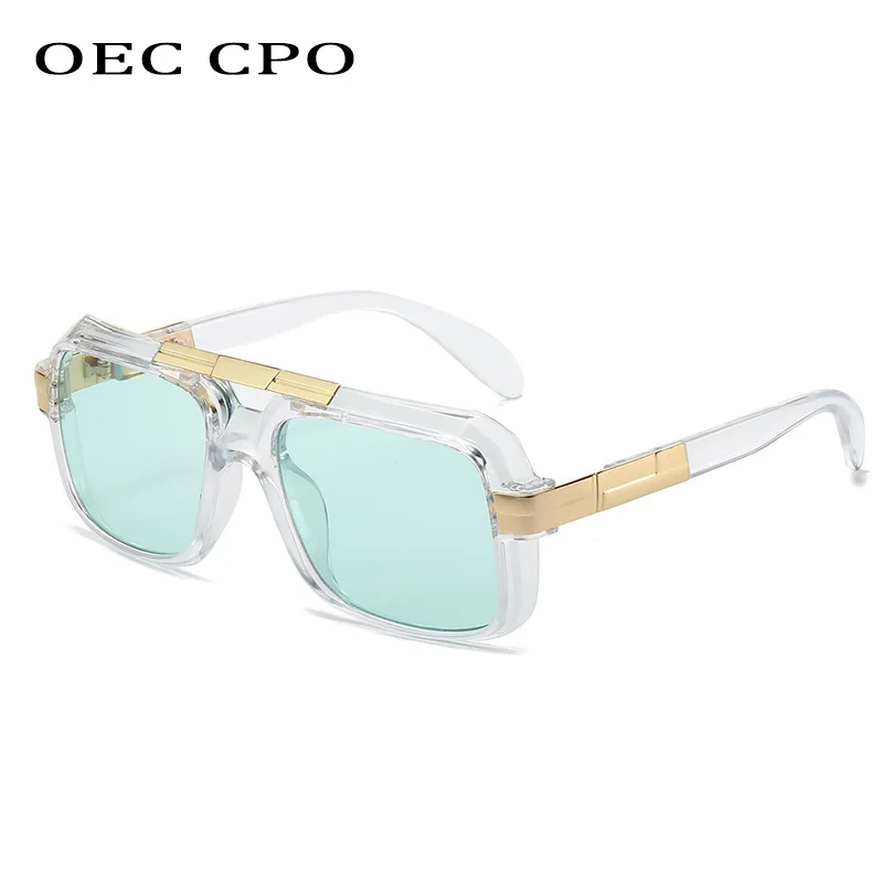 Lunettes De soleil carrées Punk surdimensionnées pour hommes et femmes, marque De luxe De styliste, grande monture, nuances, 2024