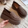 loafers shoes for women flats platform casual sport shoes dress fashion suede sneakers 2025 new designer cozy chaussure femme