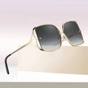 Mode surdimensionné lunettes De soleil femmes grand cadre populaire marque De luxe concepteur nuances lunettes De soleil Oculos De Sol Feminino Gafas