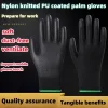 gants de sécurité durables coordonnants, degré d'usure, protection esd pour le jardinage et le travail de calcul, 10 paires