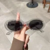 lunettes de soleil ovales pour hommes et femmes, lunettes de soleil d'extérieur, protection uv400, savoir chaud, nouveau