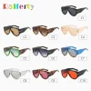 2025 lunettes de soleil pilote surdimensionnées pour femmes hommes protection uv lunettes élégantes cadre épais unique luxe concepteur lunettes de soleil ombre