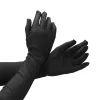 gants longs pour femmes, protection des doigts et des coudes, costume de soirée d'opéra, bal, accessoires de mode pour adultes, mitaines noires respirantes