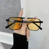 lunettes de soleil carrées décontractées pour hommes et femmes, lunettes de soleil classiques pour femmes, lunettes de soleil de créateurs pour hommes, mode rétro, nuances d'extérieur