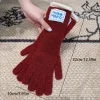 gants d'hiver chauds gants longs pour femmes polyvalents décontractés avec laine douce et capacité d'écran tactile à deux doigts gants longs