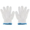 gants de travail pour les mains, protection de poignée de sécurité, gants de travail pour hommes et femmes, barbecue en coton épais, gants de travail blancs, gants de protection du travail