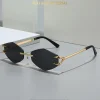 lunettes de soleil à monture personnalisée pour femmes et hommes, lunettes de soleil polygonales, lunettes de soleil hip hop décontractées, lunettes anti uv chimoutdoors, uv400, nouveau