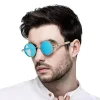 steampunk lunettes de soleil pour hommes femmes cadre rond conduite sports de plein air uv400 lunettes de soleil mode tendance rétro mâle femme lunettes