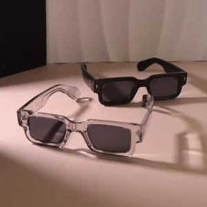 Lunettes de soleil carrées décontractées pour hommes et femmes, lunettes de soleil classiques élégantes, nuances de marque unies pour hommes, mode vintage