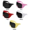 respzed lunettes de soleil une pièce pour hommes et femmes, lunettes de soleil de luxe, nuances surround féminines, lunettes punk, lunettes gogfordden, nouveau, 2000