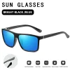 lunettes de soleil polarisées à grand cadre pour hommes et femmes, lunettes uv unisexes, lunettes de sport, conduite, pêche, voyage en plein air, lunettes de plage