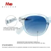 meeshow design classique hommes femmes rétro mode lunettes de soleil cristal chic cadre rond protection uv lentille en nylon lunettes de soleil