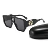 Lunettes de soleil carrées surdimensionnées pour hommes et femmes, Design de marque de luxe, Sports de plein air d&rsquo;été, grandes lunettes de soleil noires, lunettes unisexes 2025