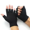 1 paire de gants demi-doigt multifonctionnels pour hommes et femmes, gants de poignet en laine tricotée en coton résistants à l&rsquo;usure