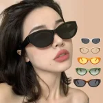 Lunettes de soleil œil de chat pour femmes, nouvel arrivage, ovales, vintage, elliptiques, carrées, pour dames